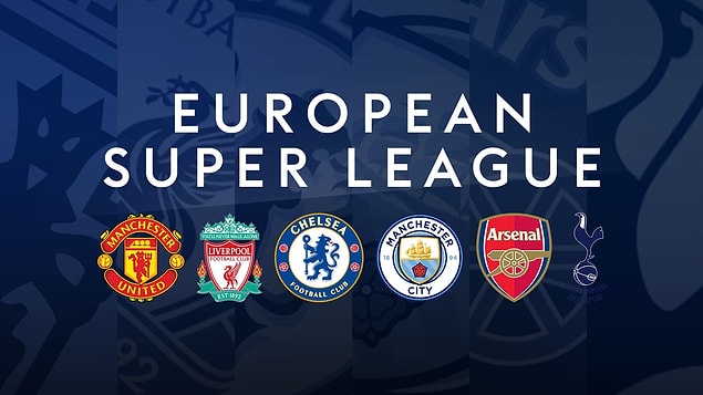 Milan, Arsenal, Atletico Madrid, Chelsea, Barcelona, Inter, Juventus, Liverpool, Manchester City, Manchester United, Real Madrid ve Tottenham, Avrupa Süper Ligi'ne dahil oldu.