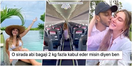 Özel Jet Bulamayınca Bir Yolcu Uçağının Tüm Biletlerini Alan Şeyma Subaşı'nın Sevgilisi Meedo, Gündeme Oturdu