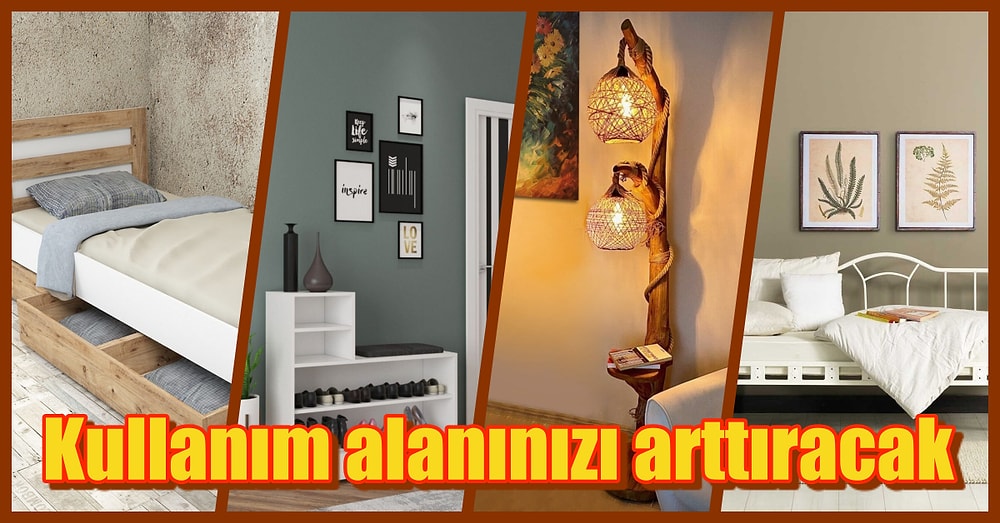 Küçük Alanlardan En İyi Şekilde Yararlanmanızı Sağlayacak 12 Mobilya ve Düzenleyici