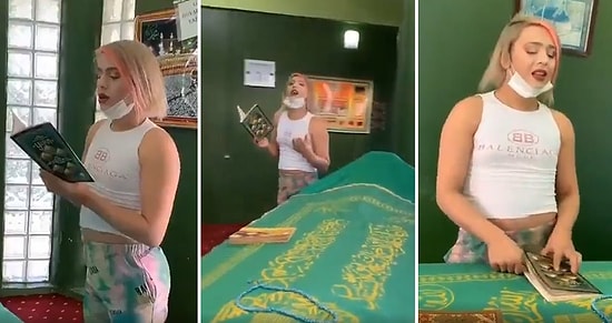 Genç TikTokerın Çoban Dede Türbesi'nde Çektiği Video Tepki Çekti