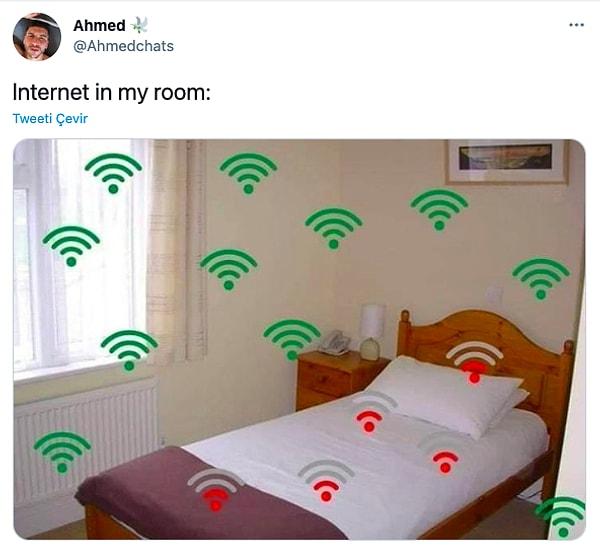 1. "Odamda internet:"
