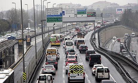 Sokağa Çıkma Yasağı Başlamadan Hemen Önce: İstanbul'da Trafik Yoğunluğu; Yüzde 74