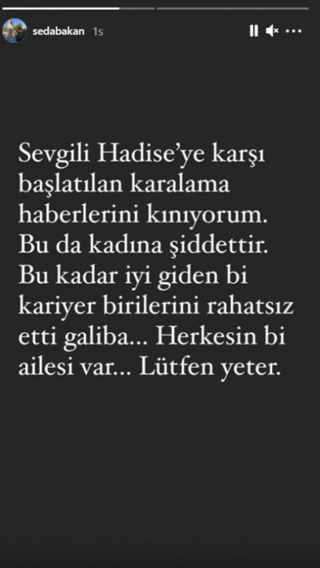 Seda Bakan, Hazar Ergüçlü gibi isimler destek verirken, Ebru Gündeş'in sessizliği çok tuhaf değil mi sizce de?