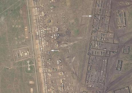 Rusya'nın Savaş Planı Uydu Görüntüleriyle Ortaya Çıktı: Kırım'ın Güneyinde Kamp Kurulmuş