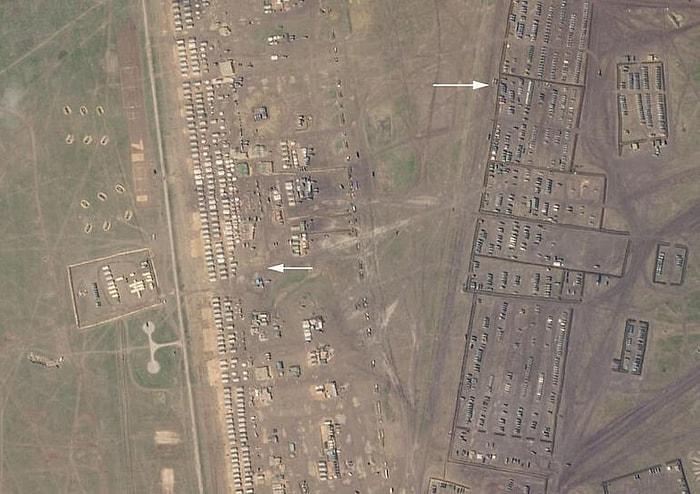Rusya'nın Savaş Planı Uydu Görüntüleriyle Ortaya Çıktı: Kırım'ın Güneyinde Kamp Kurulmuş