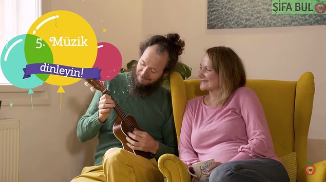5. Hamilelikte müzik dinlemek pek çok açıdan faydalıdır. Anne, müzikten aldığı keyifle serotonin hormonu salgılar. Bu mutluluk hormonu da doğrudan bebeğe geçer. Ayrıca bebek açısından müzik dinlemek beyin gelişimini hızlandırır ve duyuları uyarır.