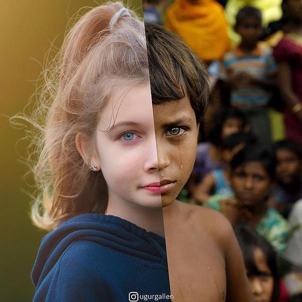 14. Rohingyalı mülteci bir kız çocuğu...
