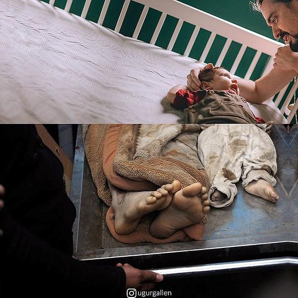 20. Yemen'de hava saldırısında hayatını kaybeden sivil kurbanların ayakları!