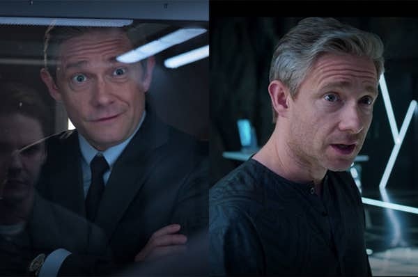 19. Martin Freeman, Kaptan Amerika: Kahramanların Savaşı (2016) ve Kara Panter (2018) filmlerinde Everett Ross rolünde.