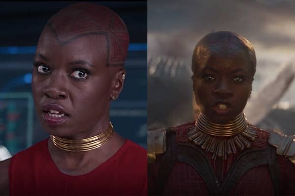 22. Danai Gurira, Kara Panter (2018) ve Yenilmezler: Sonsuzluk Savaşı (2019) filmlerinde Okoye rolünde.