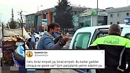 Sokağa Çıkma Kısıtlamasını İhlal Ettiği İçin Para Cezası Yiyen Kağıt Toplayıcısı Baba Gözyaşlarına Boğuldu