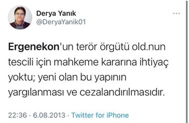 Ancak Yanık'ın kendisinden çok geçmişte attığı tweetler gündem oldu.