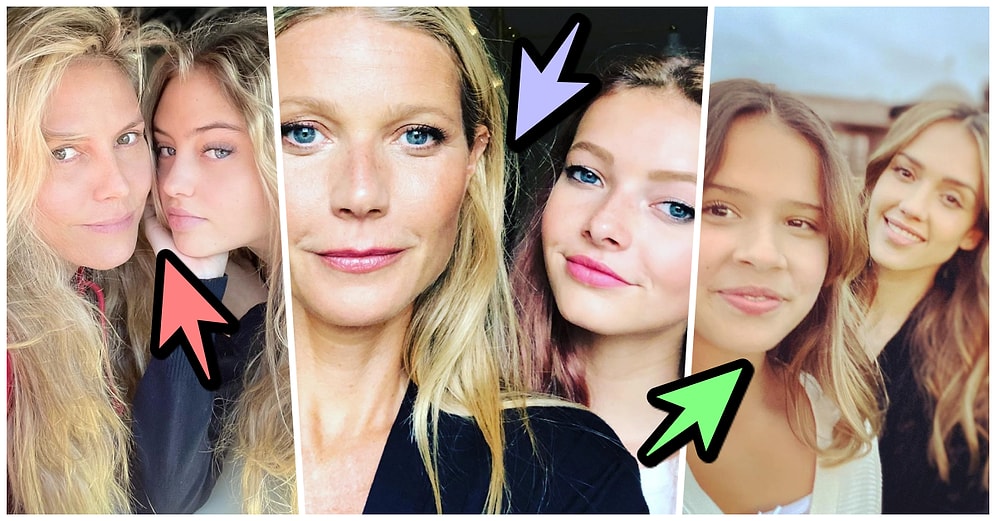 Dünyaca Ünlü İsimlerin Kendilerini Klonlamışçasına Benzedikleri Birbirinden Güzel Kızları