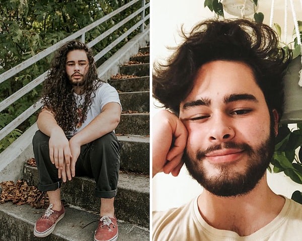 5. Пожертвовал 45 см своих волос больным деткам