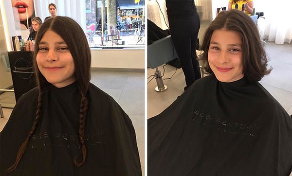 13. Сегодня я сделал то, чем действительно горжусь, пожертвовал волосы