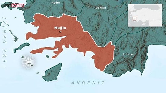 Datça Açıklarında 4,2 Büyüklüğünde Deprem