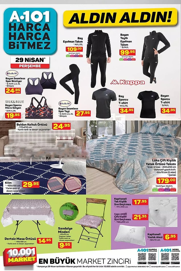 Tek ve çift kişilik sıvı geçirmez yatak ve yastık kılıfları satışta olacak.