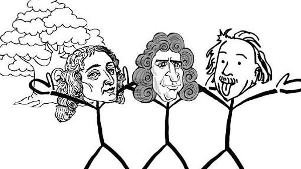 1. Einstein, Newton ve Pascal birlikte saklambaç oynamaktadır.