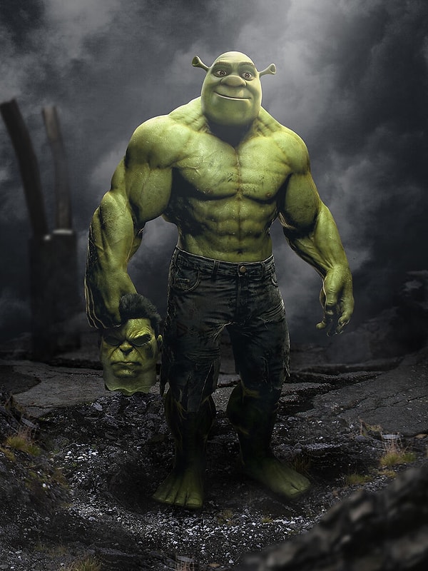 1. Шрек и Халк