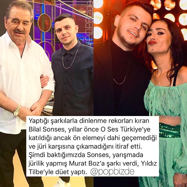 11. Bilal Sonses’in O Ses Türkiye ön elemelerini geçemediği iddia edildi.