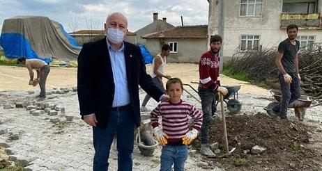 Hayrabolu Belediye Başkanı İnan, Çocuk İşçiyi 'Küçük Ustamız' Diye Tanıttı: 'Babasını Ziyarete Gelmişti'