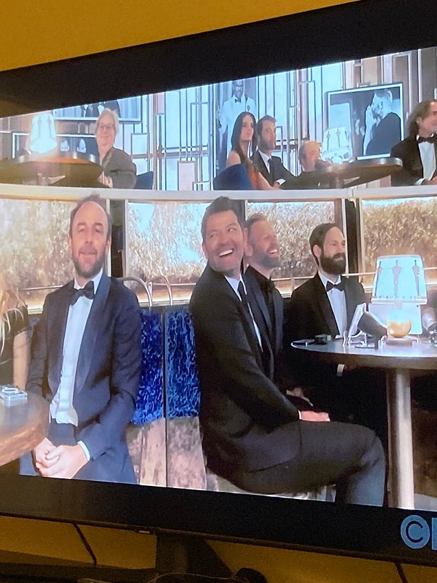 9. İnsanlar "Misha Collins neden Oscar'da?" gibi bir tepki içerisindeydi.