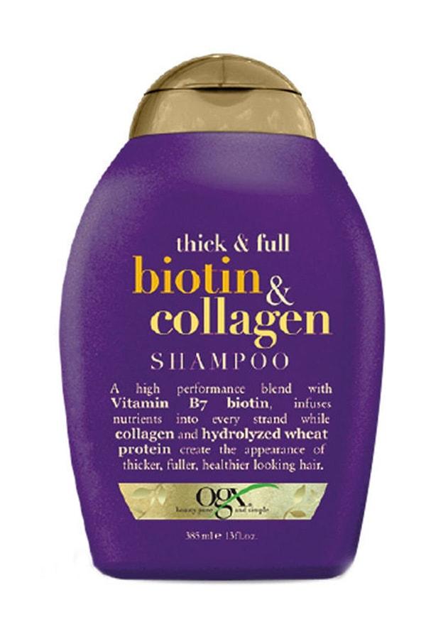 3. OGX dolgunlaştırıcı ve uzatıcı şampuan