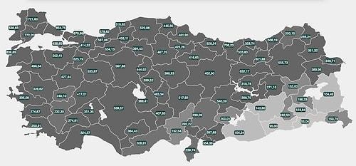 İllere Göre Haftalık Vaka Sayısı Haritası Güncellendi: İstanbul, Çanakkale, Tekirdağ Zirvede