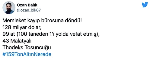 Sosyal Medyanın Gündemini Refah Partili Doğan Aydal Belirledi: #159TonAltınNerede