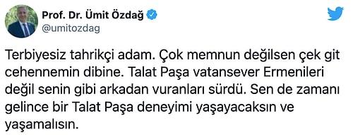 Ümit Özdağ'dan Garo Paylan'a Tehdit: 'Sen de Talat Paşa Deneyimi Yaşayacaksın...'