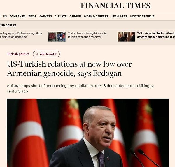Financial Times: Erdoğan misilleme yapmadı