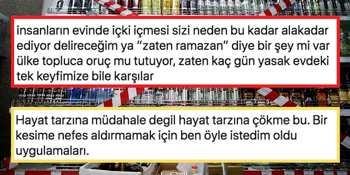 Tam Kapanmayla Birlikte Gelen Alkol Yasağı Vatandaşı Fena Halde Kızdırdı, Tepkiler Yükseldi