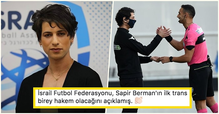 Sapir Berman İsrail'in İlk Transseksüel Futbol Hakemi Oldu