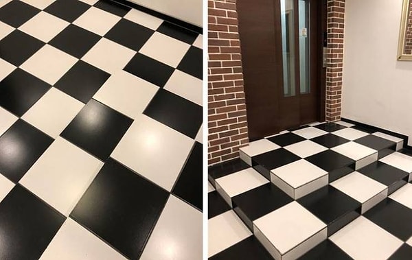 8. "Ступеньки, которые невозможно разглядеть".