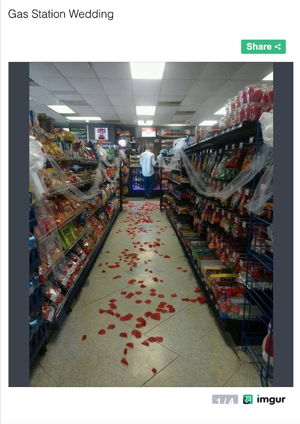 5. Свадьба, свадьба, свадьба пела...и плясала...на автозаправочной станции.