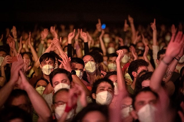Llibre, "Konser esnasında Kovid-19'un bulaştığına dair hiçbir belirtiye rastlamadık. Bu da zaten araştırmamızın hedefiydi" diye konuştu.
