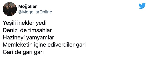 Moğollar 'Memleketin için ediverdiler' mesajını paylaştı.