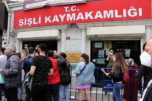 Son Çıkış! Seyahat İzin Belgesi Almak İsteyenler Uzun Kuyruklar Oluşturdu