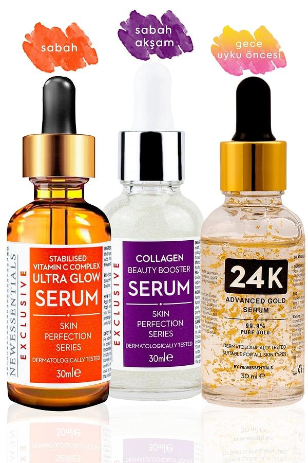 23. New Essentials 3’lü serum paketi