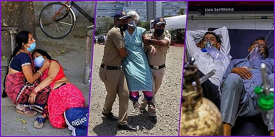 Her Gün 3000'i Aşkın Ölüm Açıklayan Hindistan'da Koronavirüs Krizinin Geldiği Noktayı Gösteren 17 Fotoğraf