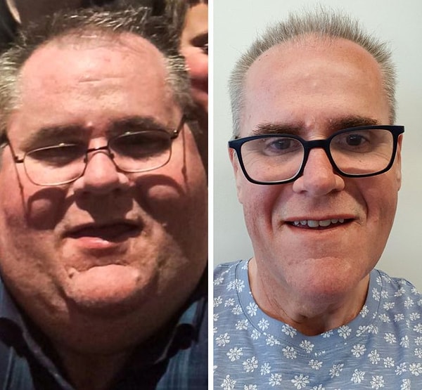 18. «После похудения я стал выглядеть моложе и счастливее».