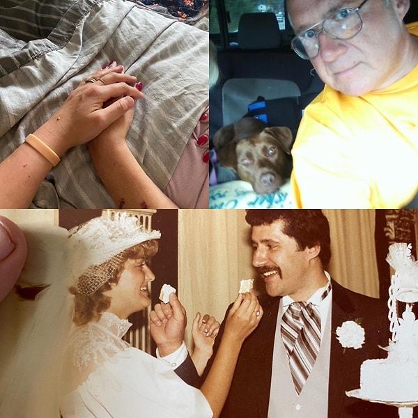 12. "Hayatta en sevdiğim fotoğraflar... Annem kanserle 1 sene savaştıktan sonra dün öldü. Babam ise 5 sene önce bana sağdaki fotoğrafı gönderdikten birkaç saat sonra kalp krizinden ölmüştü."