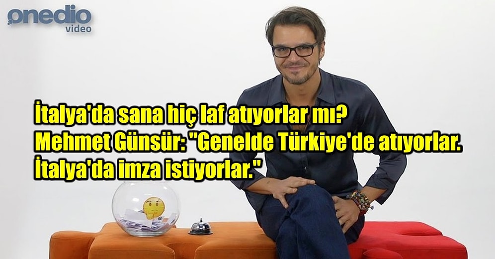 Onedio Ünlü Kuşağında Sorularımıza Bazen Şaşırtan Bazen Kahkaha Attıran Cevaplar Veren Ünlüler