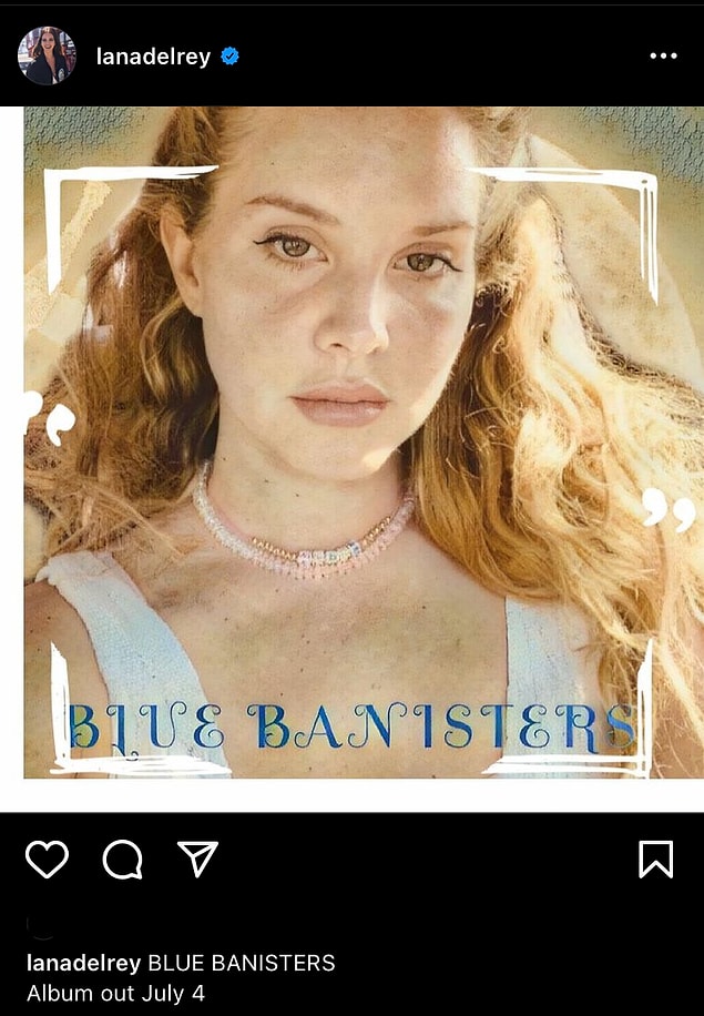 5. Lana Del Rey - Blue Banisters