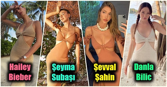 Hailey'den Şeyma'ya Şevval'den Danla'ya! Dünyaca Ünlü Marka Cult Gaia'nın Elbisesini Giymeyen Kalmadı
