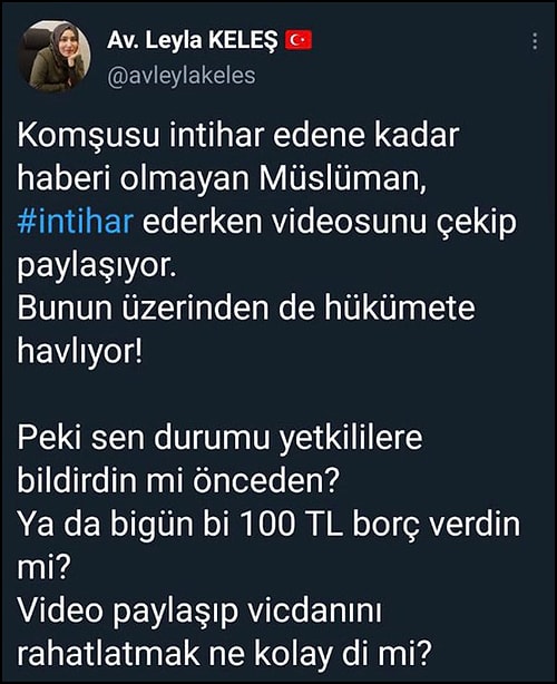 AKP'li Meclis Üyesinden Tepki Çeken Paylaşım: 'İntihar Vakaları Üzerinden Hükümeti Eleştirenler Havlıyorlar'