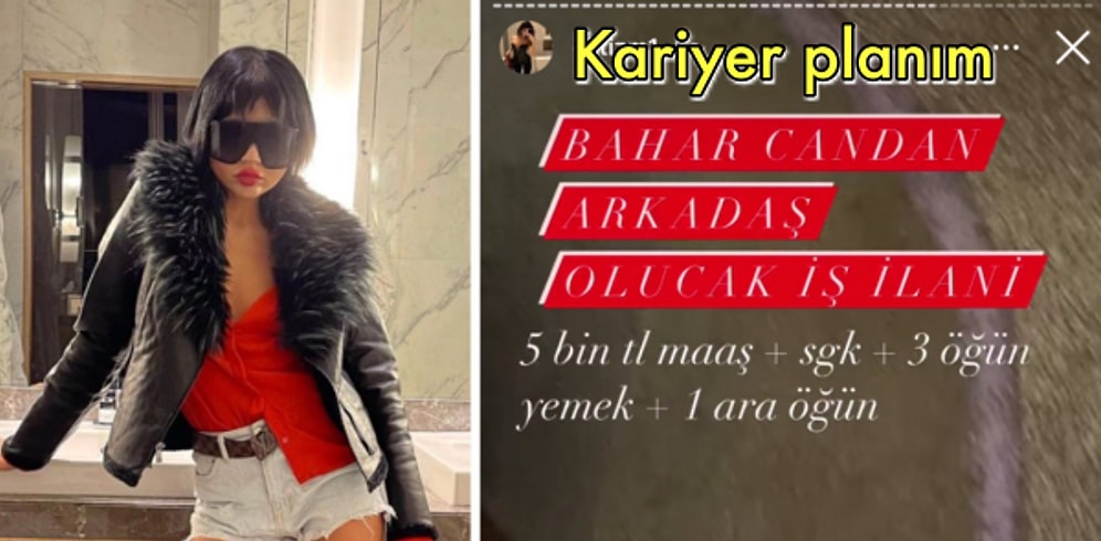 Nereden Başvuruyoruz? Bahar Candan 5000 TL Maaşla 'Arkadaş Aranıyor' İlanı Verdi