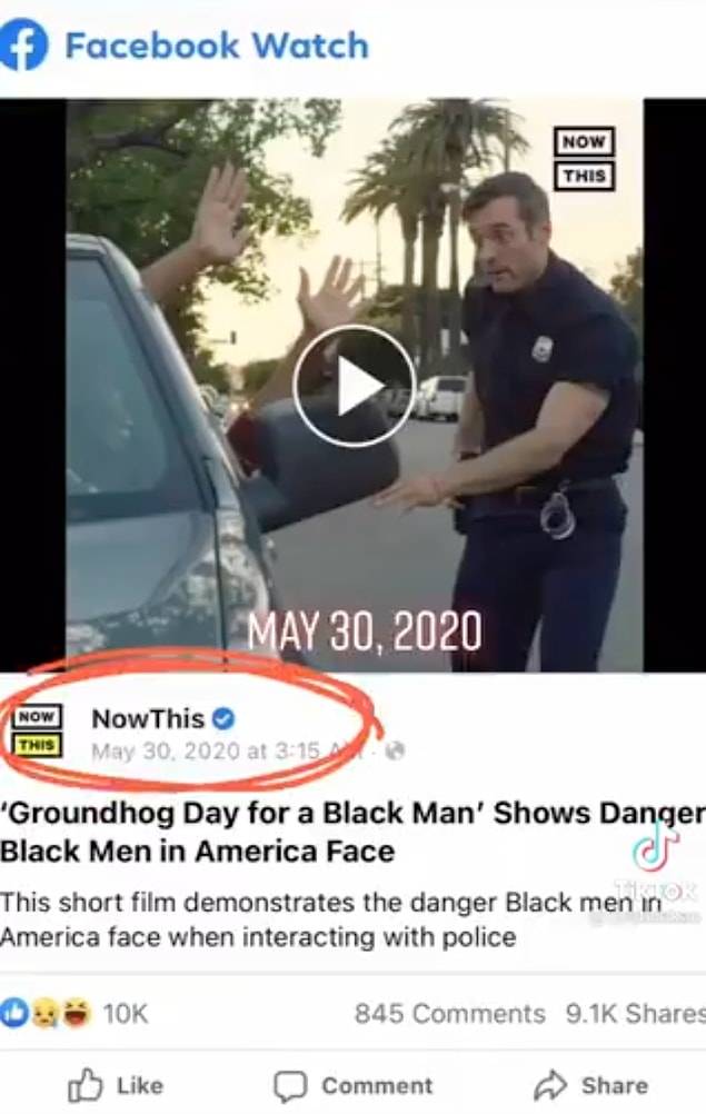 Ardından kısa filmi 30 Mayıs 2020 tarihinde Facebook hesaplarından,