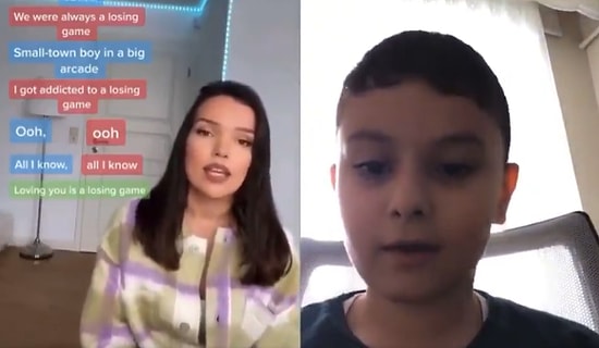 İngilizce Düet Yapan Ufaklığın İzlerken Bir Nebze de Olsa Neşenizi Yerine Getirecek Muhteşem Anları