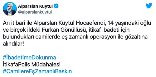 Furkan Vakfı Başkanı Alparslan Kuytul Gözaltına Alındı